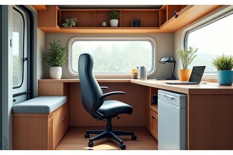 Intérieur de van de travail moderne